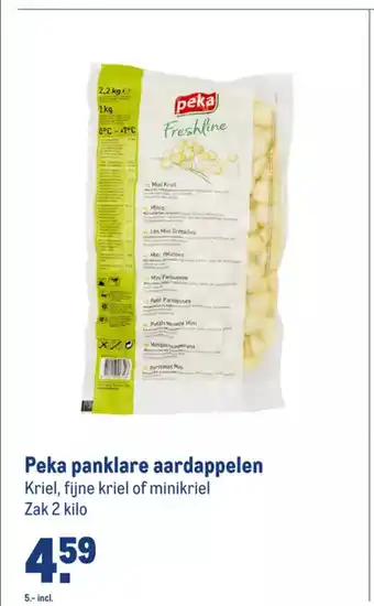 Makro Peka panklare aardappelen aanbieding