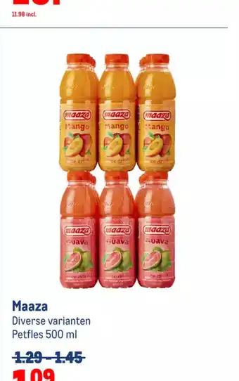 Makro Maaza 500 ml aanbieding