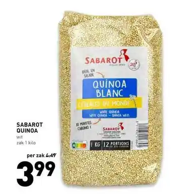 De Kweker Sabarot quinoa wit 1 kilo aanbieding