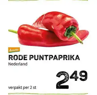 Ekoplaza Rode puntpaprika aanbieding