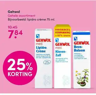 Drogisterij Visser Gehwol 75 ml aanbieding