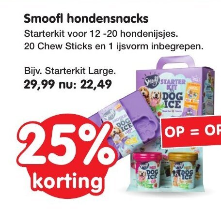 Jumper Smoofl hondensnacks aanbieding