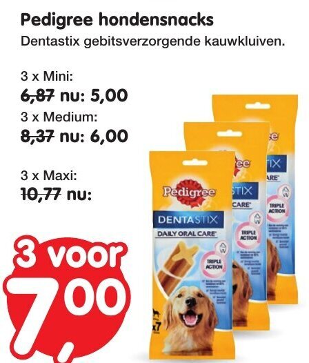 Jumper Pedigree hondensnacks aanbieding
