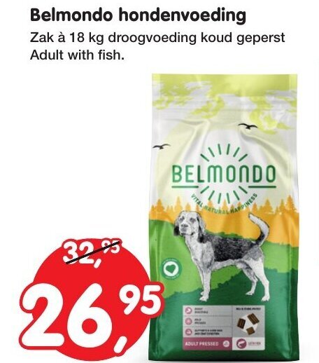 Jumper Belmondo hondenvoeding Zak à 18 kg aanbieding