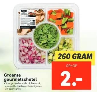 Lidl Groente gourmetschotel 260 g aanbieding