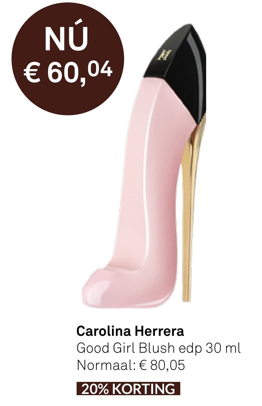 Carolina Herrera Good Girl Blush edp 30 ml aanbieding bij Mooi parfumerie