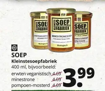 Natuurwinkel SOEP Kleinstesoepfabriek 400ml aanbieding