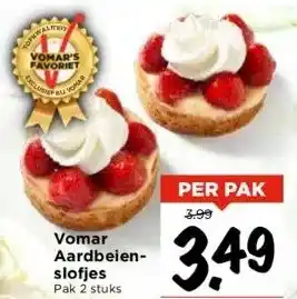 Vomar Voordeelmarkt Vomar aardbeienslofjes aanbieding