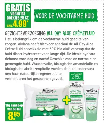 Gezond & Wel Alviana Gezichtsverzorging 50 ml aanbieding