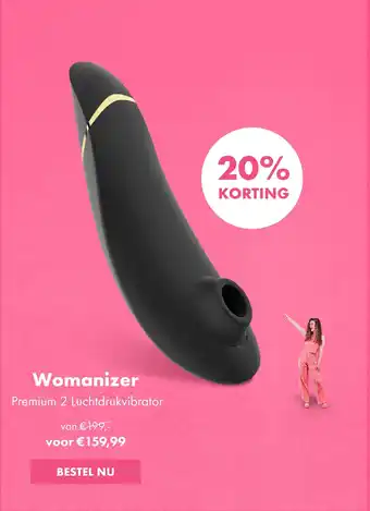 Easytoys Womanizer premium 2 luchtdrukvibrator aanbieding