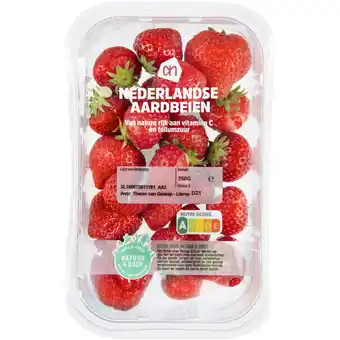 Albert Heijn Ah nederlandse aardbeien aanbieding