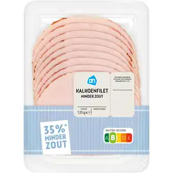 Albert Heijn Ah kalkoenfilet minder zout aanbieding