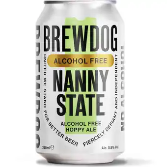 Albert Heijn Brewdog nanny state alcohol free aanbieding