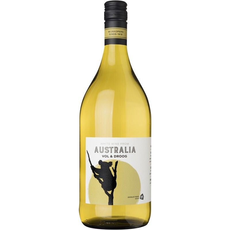 Ah white wine from australia vol & droog aanbieding bij Albert Heijn
