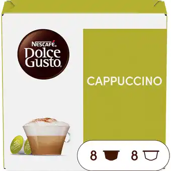 Albert Heijn Nescafé dolce gusto cappuccino capsules aanbieding