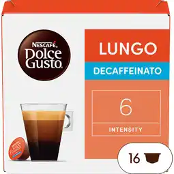 Albert Heijn Nescafé dolce gusto lungo decaffeinato capsules aanbieding