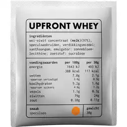Albert Heijn Upfront whey speculaas aanbieding