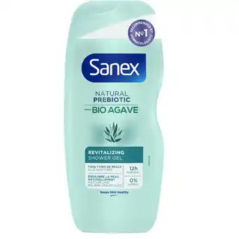 Albert Heijn Sanex naturel prebiotic revitalize showergel aanbieding