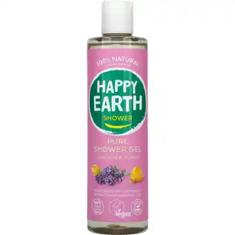 Albert Heijn Happy earth pure shower gel lavender ylang aanbieding