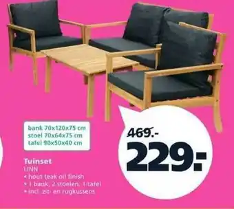 Ranzijn Tuinset linn aanbieding