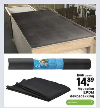 GAMMA Aquaplan EPDM dakbedekking aanbieding