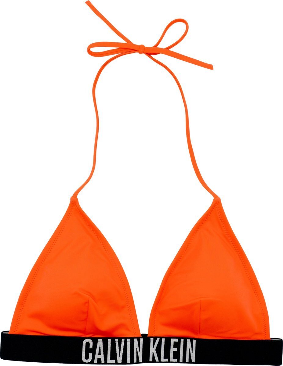 Calvin klein triangle bikini dames bright vermillion maat xl
