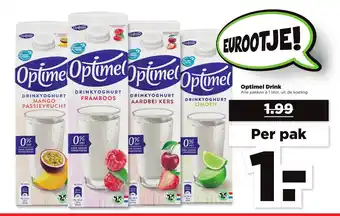 PLUS Optimel Drink 1 liter aanbieding