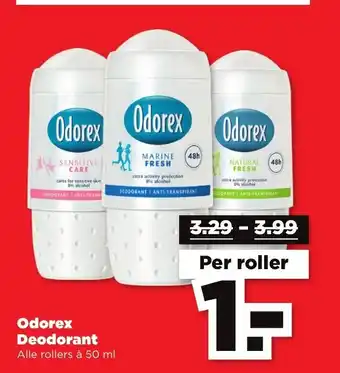 PLUS Odorex Deodorant 50 ml aanbieding