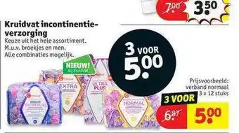 Kruidvat Kruidvat incontinentieverzorging aanbieding