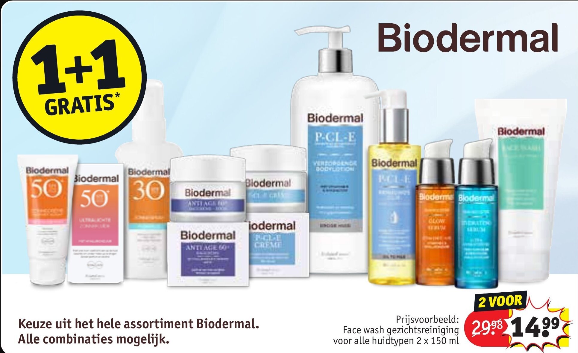 Kruidvat Keuze uit het hele assortiment Biodermal aanbieding