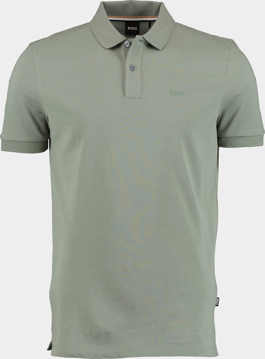 Bol.com Boss pallas regular fit polo - pique - groen - maat: 4xl aanbieding