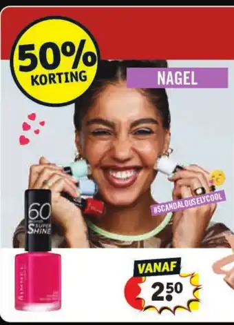 Kruidvat Rimmel Nagel aanbieding