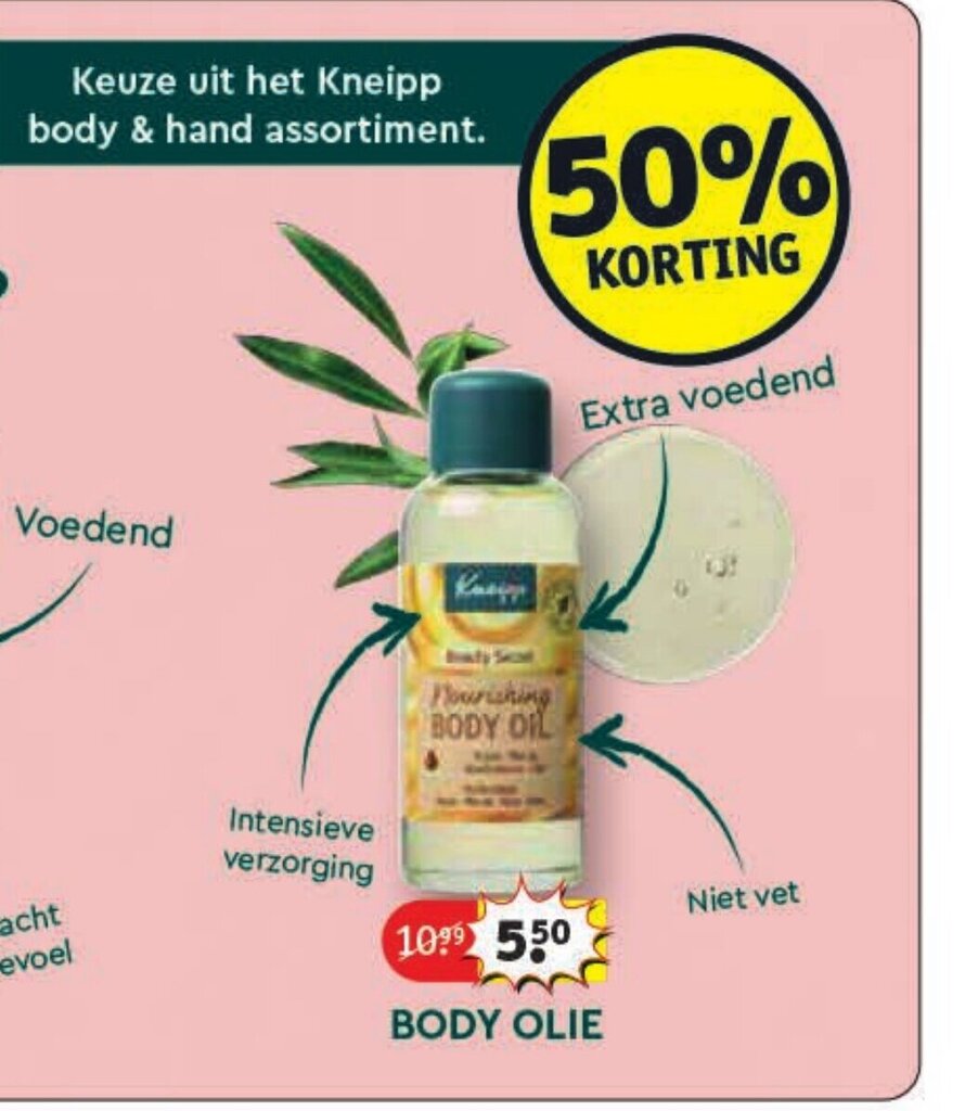 Kneipp BODY OLIE aanbieding bij Kruidvat