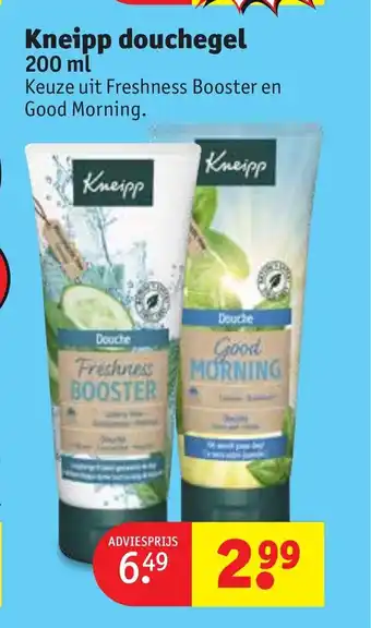 Kruidvat Kneipp douchegel 200 ml aanbieding