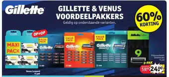 Kruidvat GILLETTE & VENUS VOORDEELPAKKERS 9-pak aanbieding