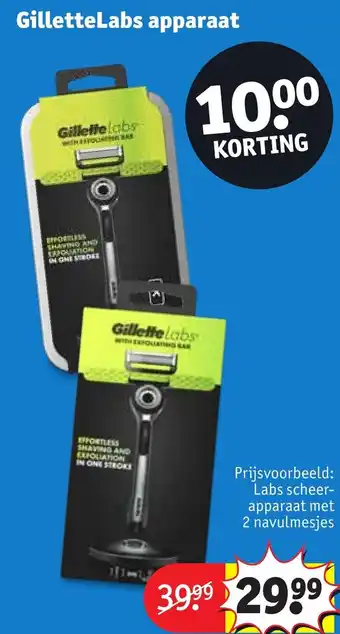 Kruidvat GilletteLabs apparaat aanbieding