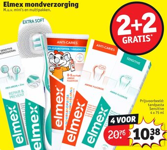 Kruidvat Elmex mondverzorging aanbieding