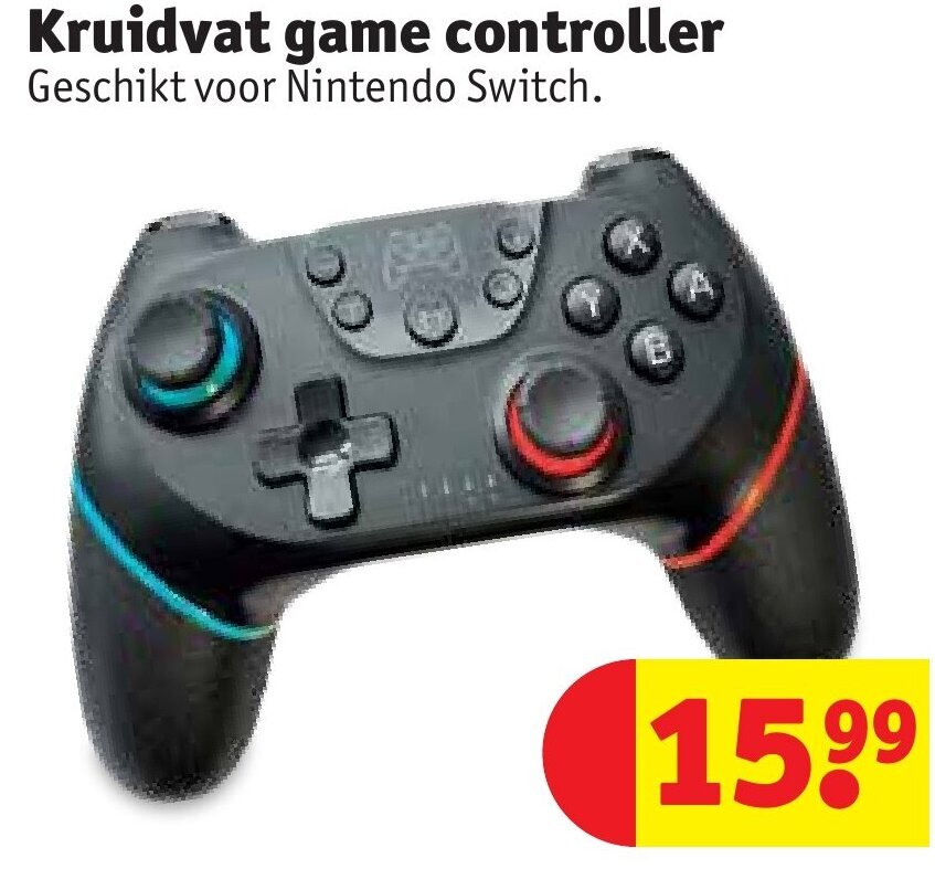 Kruidvat game controller Geschikt voor Nintendo Switch. aanbieding bij