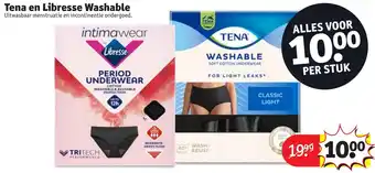 Kruidvat Tena en Libresse Washable aanbieding