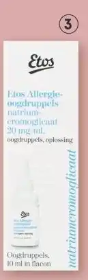 Etos . Etos Allergie Oogdruppels Natriumcromoglicaat 20 mg/ml aanbieding