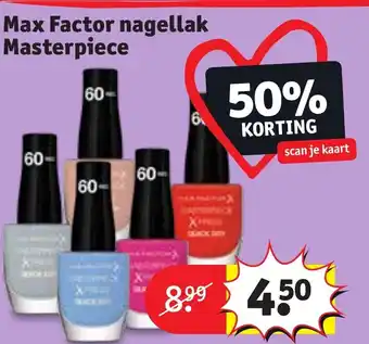 Kruidvat Max Factor nagellak Masterpiece aanbieding