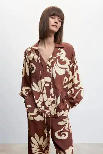 Wehkamp Mango blouse bruin aanbieding