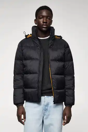 Wehkamp Mango man gewatteerde jas zwart aanbieding