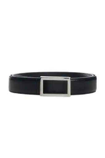 Wehkamp Mango man leren riem zwart aanbieding
