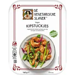 Jumbo De vegetarische slager kipstuckjes vegan 160g aanbieding