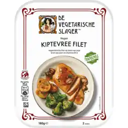 Jumbo De vegetarische slager kiptevree filet vegan 180g aanbieding