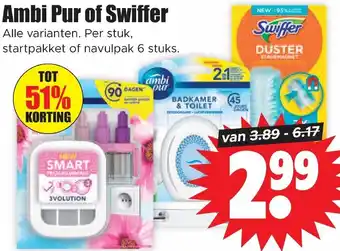 Dirk Ambi Pur of Swiffer Alle varianten. Per stuk, aanbieding