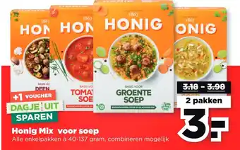 PLUS Honig Mix voor soep Alle enkelpakken à 40-137 gram, aanbieding