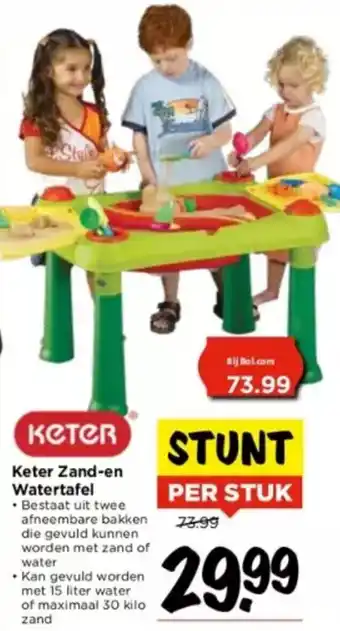 Vomar Voordeelmarkt Keter Zand-en Watertafel aanbieding