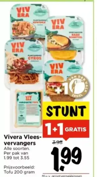 Vomar Voordeelmarkt Vivera Vlees-vervangers Alle soorten. aanbieding